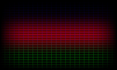 Rectangular vector illustration in black, red and green colors perfect for abstraction backgrounds