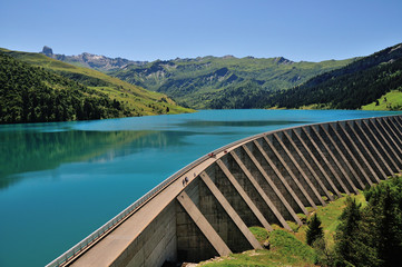 Rolesend Dam and Lake, Savoie, France