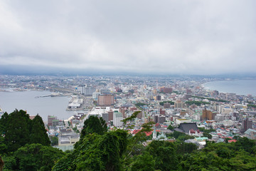Fototapeta na wymiar 北海道 函館 函館山から見た景色