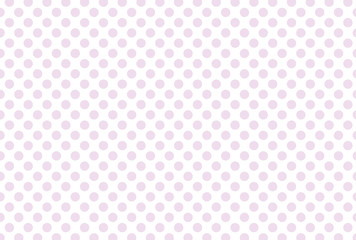 Lilac polka dot on white background. Pink polka dot pattern.  Polka dot pattern. 