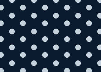 Blue polka dot vector pattern. Blue polka dot pattern. 