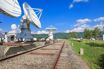 国立天文台 野辺山 移動用レール