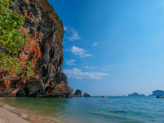 Naklejka premium Pranang Beach, Railay, Krabi, Thailand