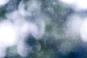 Soft blur background with snow abstract and light.