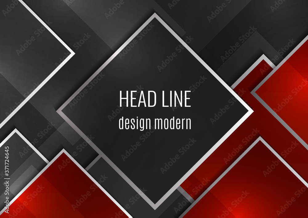 Aufkleber overlapping geometric squares with thin lines. template for business design. vector
