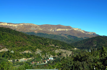 Armenia View of Town below Dilijan