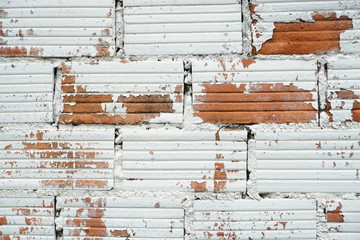 Retro pattern wall background White walls