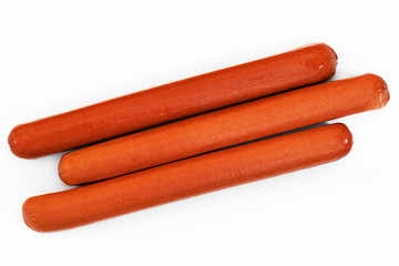 three sausages