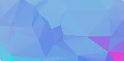 Fototapeta premium Abstract blue vivid triangle geometrical background, vector Illustration