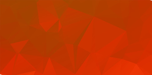 Orange pattern polygonal background. Shining colorful illustration