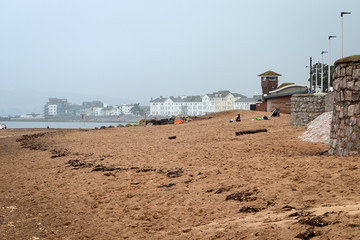 Obraz premium Exmouth beach in Devon, UK