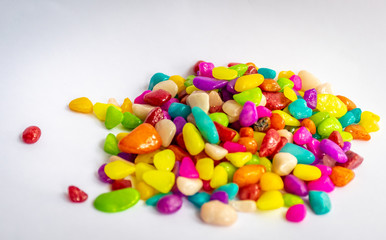 Tiny colorful stones