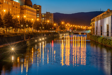 小樽運河の夜景