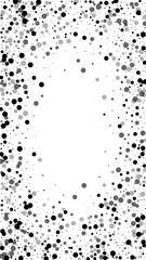Scattered dense balck dots. Dark points dispersion