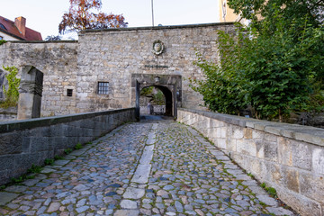 Eingang zur Burg in Hohnstein