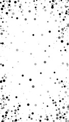 Scattered dense balck dots. Dark points dispersion