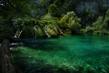 Mountain lakes in Croatia. National Park.
