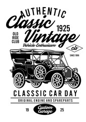 old classic vintage car club