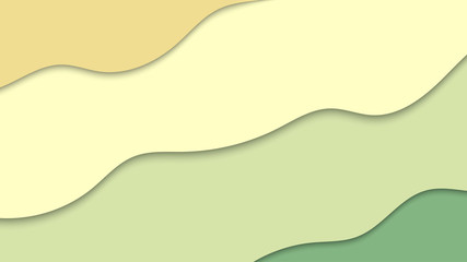 flat lay wave multicolor abstract background vector illustration best for background, poster and banner design