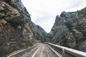 Highway from Palencia to go to the Picos de Europa