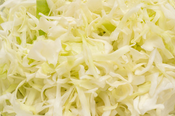 山盛りの千切りキャベツ