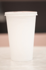 A disposable cup
