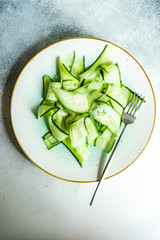 Organic vegetable salad