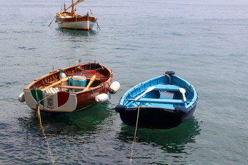 Small fishing boat in Portofino