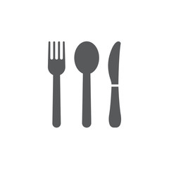 Fork, spoon and knife icon. Restaurant symbol modern, simple, vector, icon for website design, mobile app, ui. Vector Illustration