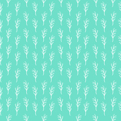 Illustration of a leaf pattern. Floral organic background. Hand-drawn sheet texture.