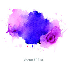 abstract watercolor background with splashes