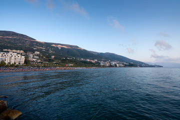 Fototapeta premium Sea in the Albania city.