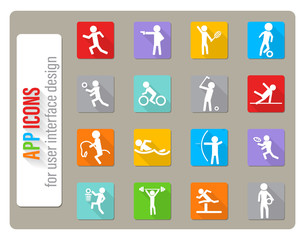 sport icon set