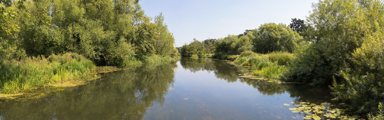 Fototapeta na wymiar Views of the River Bure between Coltishall and Wroxham, The Broads, Norfolk, UK