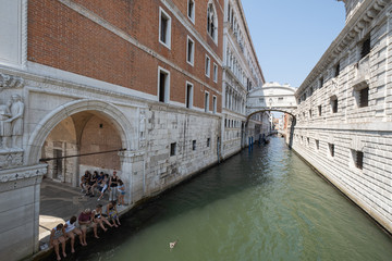 Venice is a city on an island in the Adriatic Sea, in the Venetian lagoon. A city with many canals...