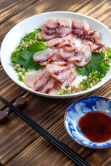 日本の刺し身　和食