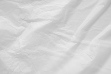 White plastic bag background texture close up