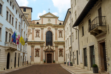 Fototapeta na wymiar Trento, Italy: historic buildings