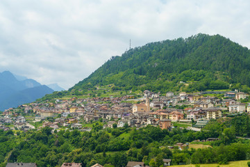 Fototapeta na wymiar Telve, old village in Valsugana, Trentino, Italy