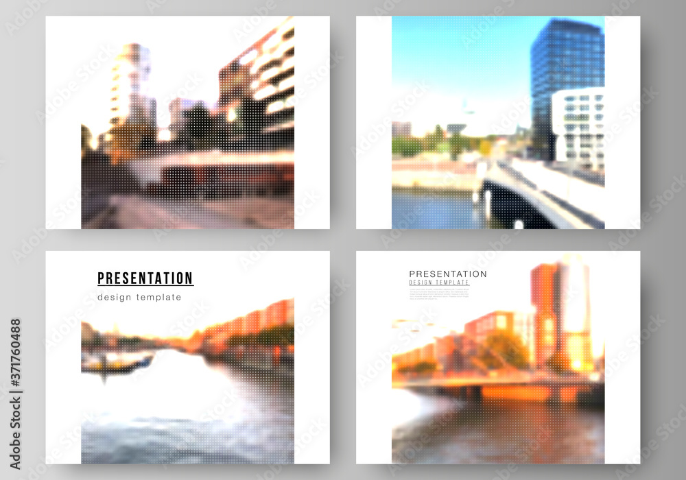 Aufkleber vector layout of the presentation slides design business templates, multipurpose template for presen