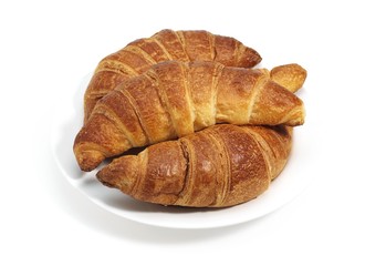 Plate with Croissants