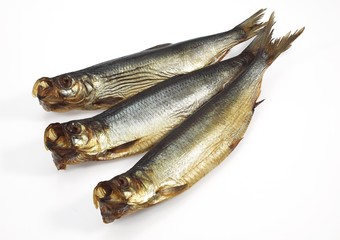 Smoked Herring or Bouffi Bloater, clupea harengus