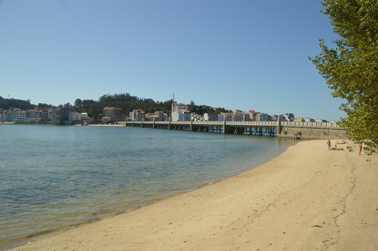 The stunning turquise beaches around Illa da Toxa in Galicia in Northern Spain