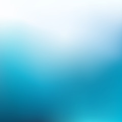 Abstract Gradient blue teal white background. Blurred winter water backdrop. Vector illustration for your graphic design, banner, summer or aqua poster, website