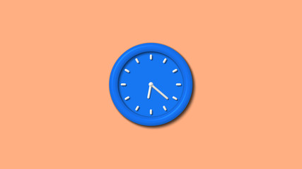 New 12 hours 3d wall clock icon,Counting down clock icon