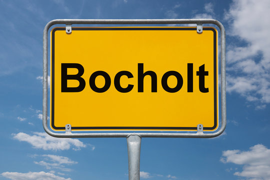 Ortstafel Bocholt