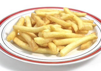 French Fries in a Plate