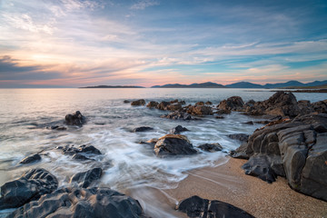Rocks on the beach at Bagh Steinigidh