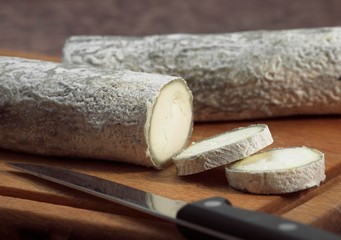 Sainte Maure de Touraine, French Cheese produced from Goat's Milk