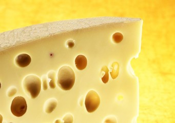 Emmental, Swiss Cheese produced from Cow's Milk